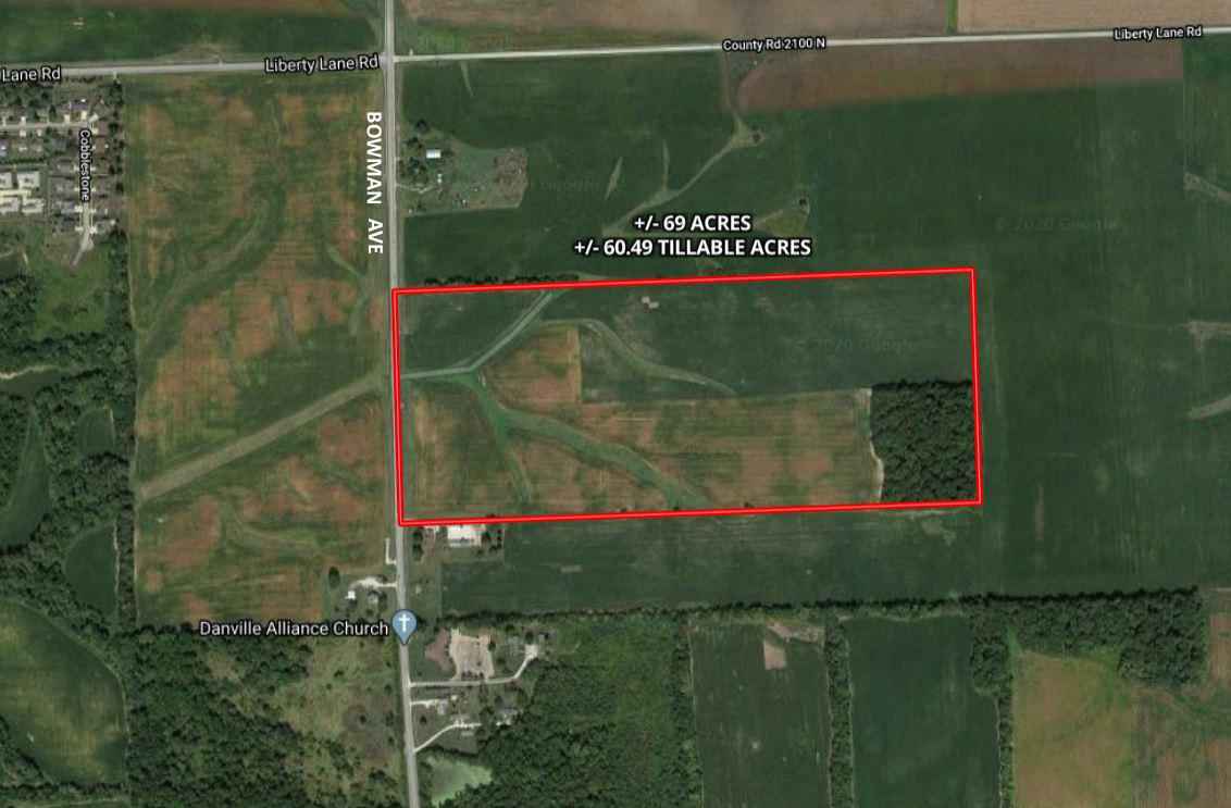 69 Acres, Vermilion County IL Illinois & Indiana Farm Real Estate