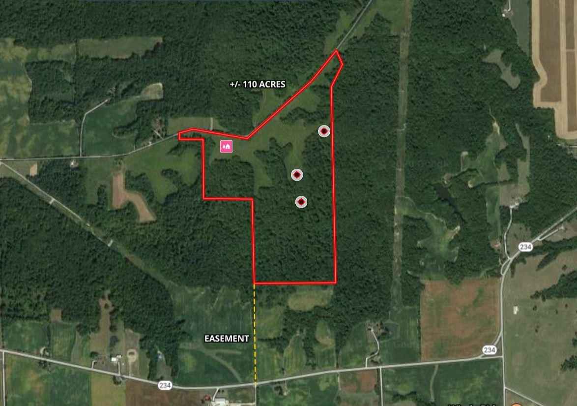 110 Acres with Hunting Cabin Vermillion County IN Illinois & Indiana