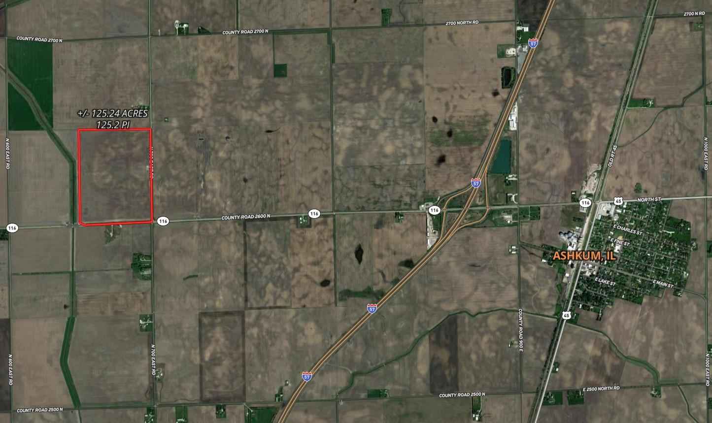 125.24 Acres, Ashkum TWP, Iroquois County, IL Illinois & Indiana Farm