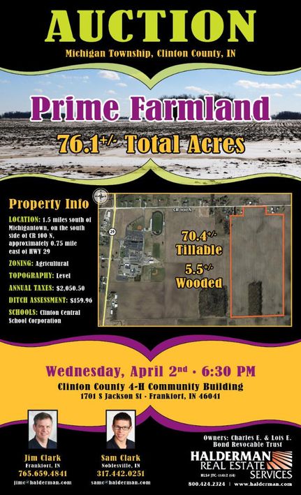 Property in Clinton County, Indiana