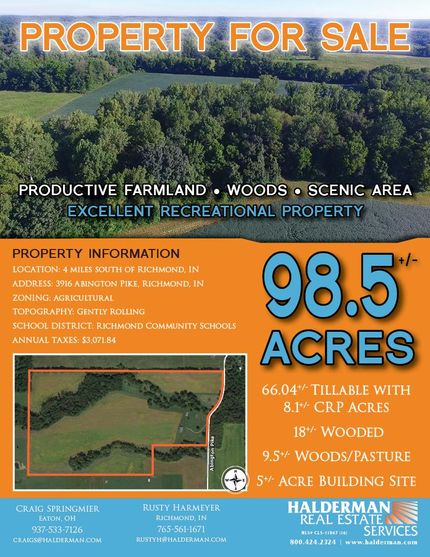 Property in Wayne County, Indiana