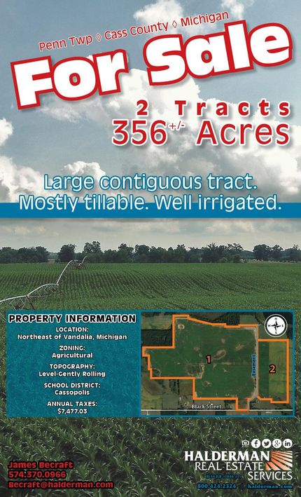 Property in Cass County, Michigan