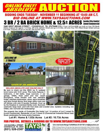 Property in Putnam County, Tennessee