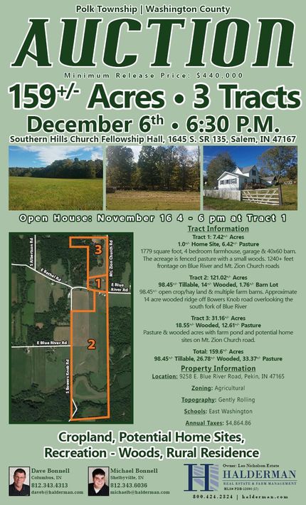 Property in Washington County, Indiana