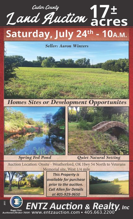 Property in Custer County, Oklahoma