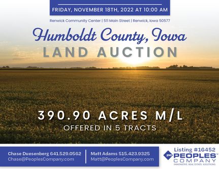 Property in Humboldt County, Iowa