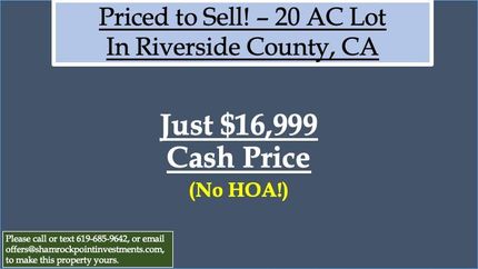 Property in Riverside County, California