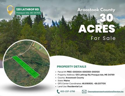 Property in Aroostook County, Maine