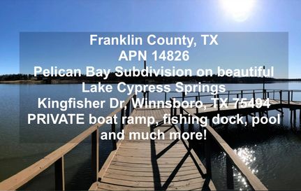 Property for sale in Franklin County, Texas