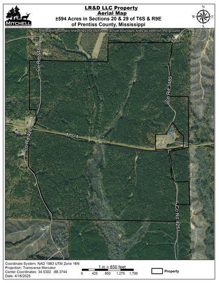 Property for sale in Prentiss County, Mississippi