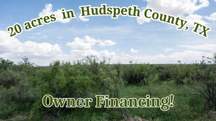 Property for sale in Hudspeth County, Texas