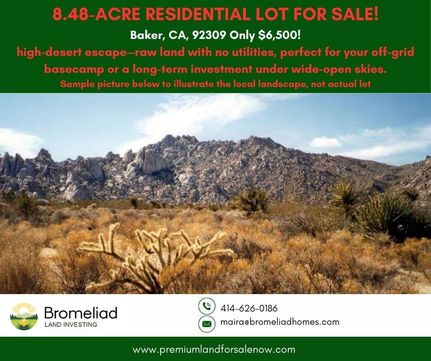 Undeveloped Land for sale in San Bernardino County, California