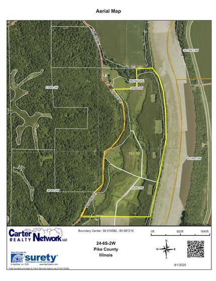 Riverfront Property for sale in Pike County, Illinois