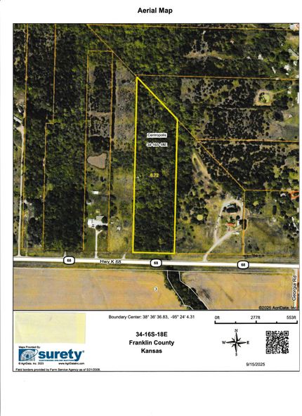 Timberland Property for sale in Franklin County, Kansas
