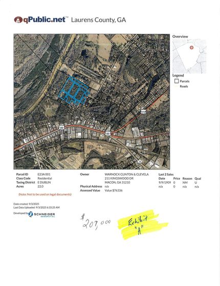 Property for sale in Laurens County, Georgia