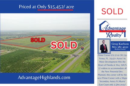 Undeveloped Land for sale in Highlands County, Florida