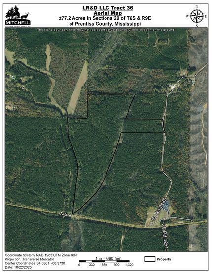 Property for sale in Prentiss County, Mississippi