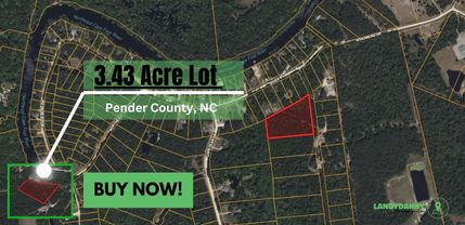 Property for sale in Pender County, North Carolina
