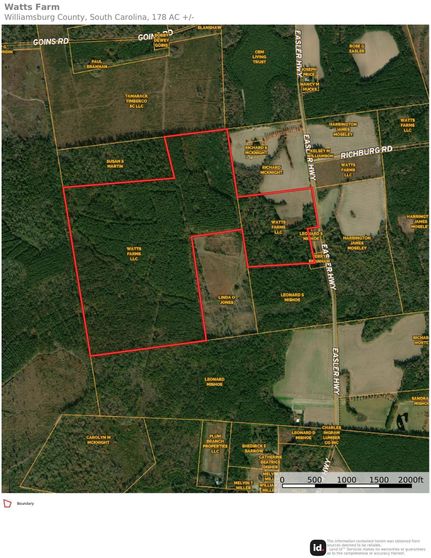Timberland Property for sale in Williamsburg County, South Carolina