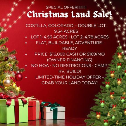 Property for sale in Costilla County, Colorado