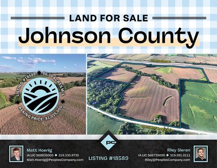 Undeveloped Land for sale in Johnson County, Iowa