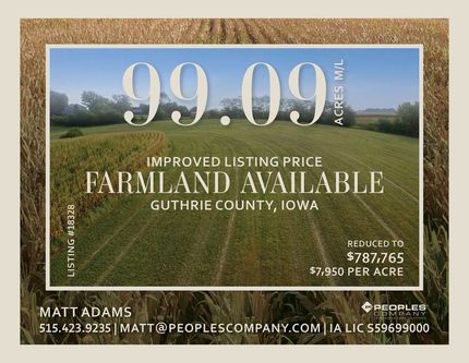Property for sale in Guthrie County, Iowa