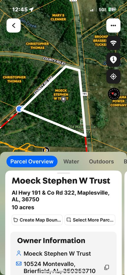 Undeveloped Land for sale in Chilton County, Alabama