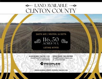 Property for sale in Clinton County, Iowa
