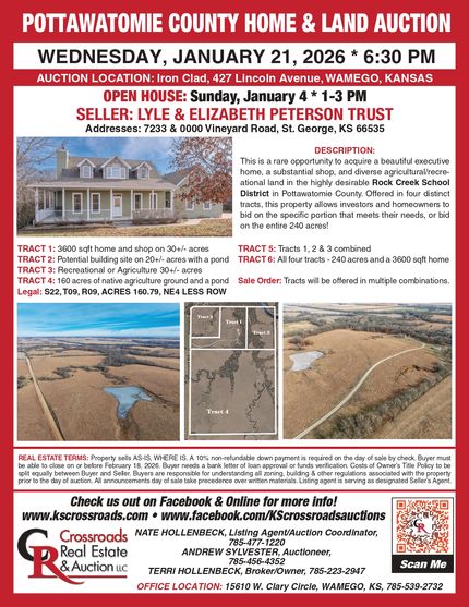 Property for sale in Pottawatomie County, Kansas