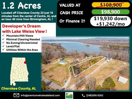 Property for sale in Cherokee County, Alabama