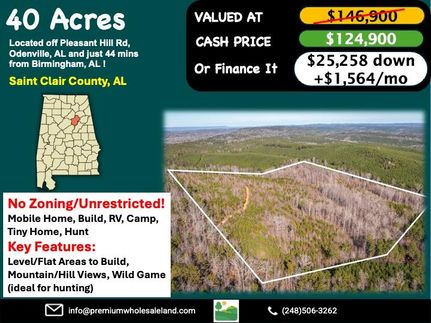 Property for sale in Saint Clair County, Alabama