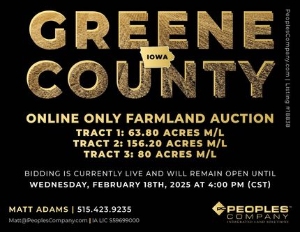 Farm Property for sale in Greene County, Iowa