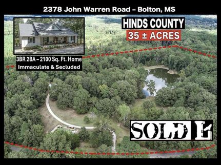 Lakefront Property for sale in Hinds County, Mississippi