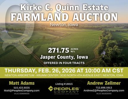 Undeveloped Land for sale in Jasper County, Iowa