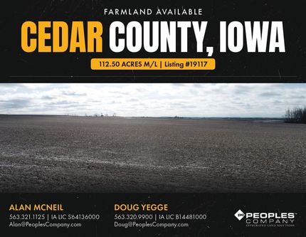 Farm Property for sale in Cedar County, Iowa