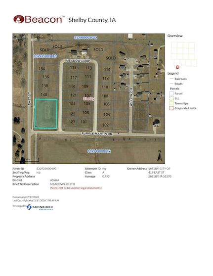 Property for sale in Shelby County, Iowa