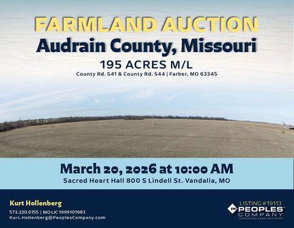 Property for sale in Audrain County, Missouri