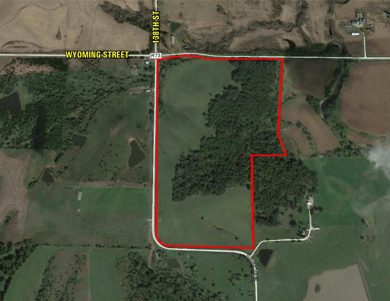 100 acres in Lucas County, Iowa