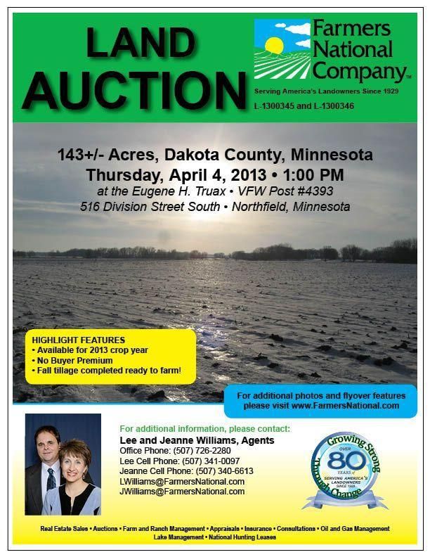 143 acres in Dakota County, Minnesota