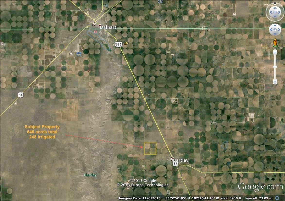 640 acres in Dalhart, TX, 79022