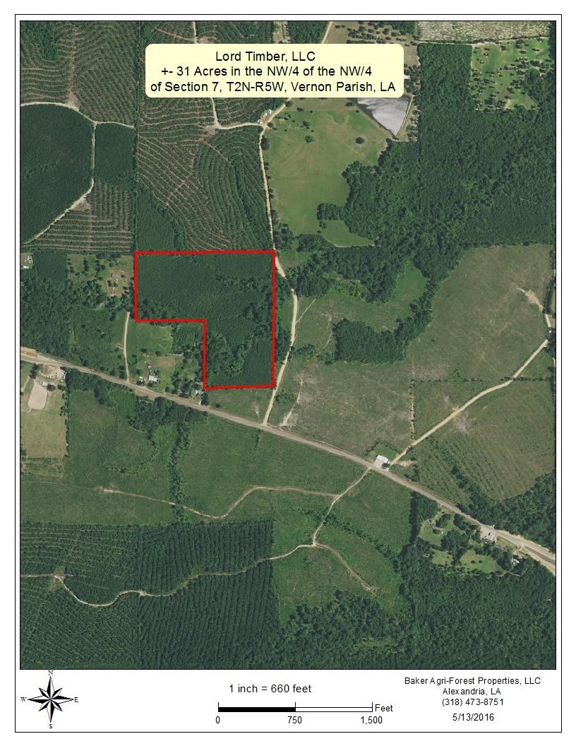 30 acres in Vernon Parish, Louisiana
