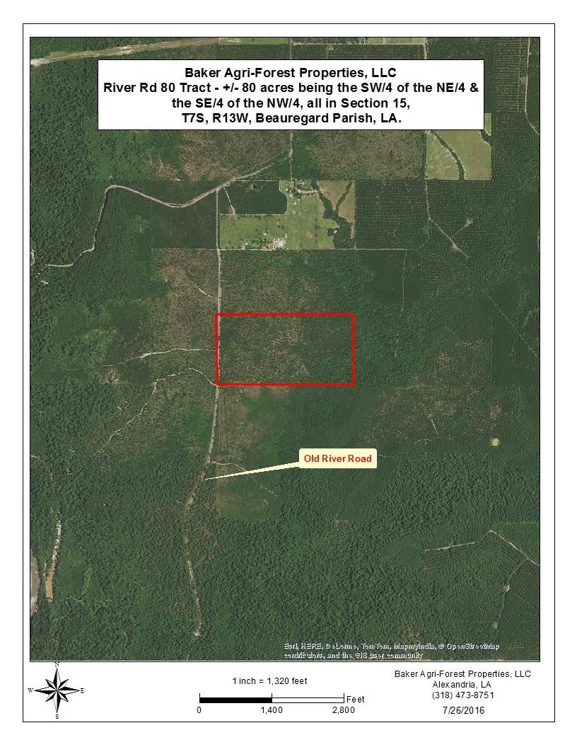 80 acres in Starks, LA, 70661