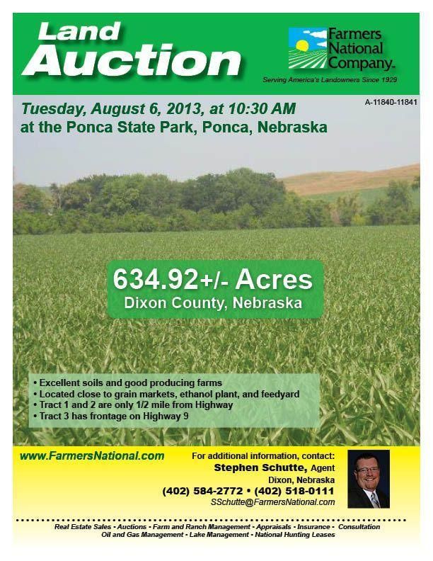 634.92 acres in Dixon County, Nebraska