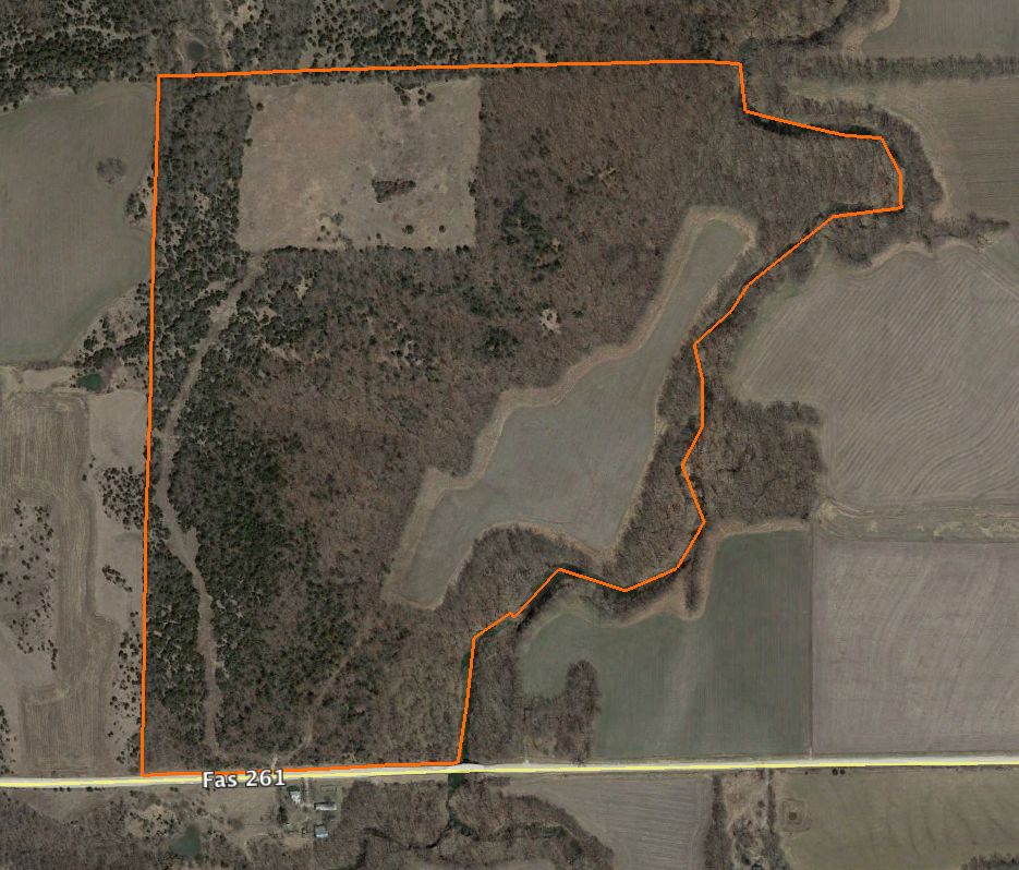 121 acres in Osage County, Kansas
