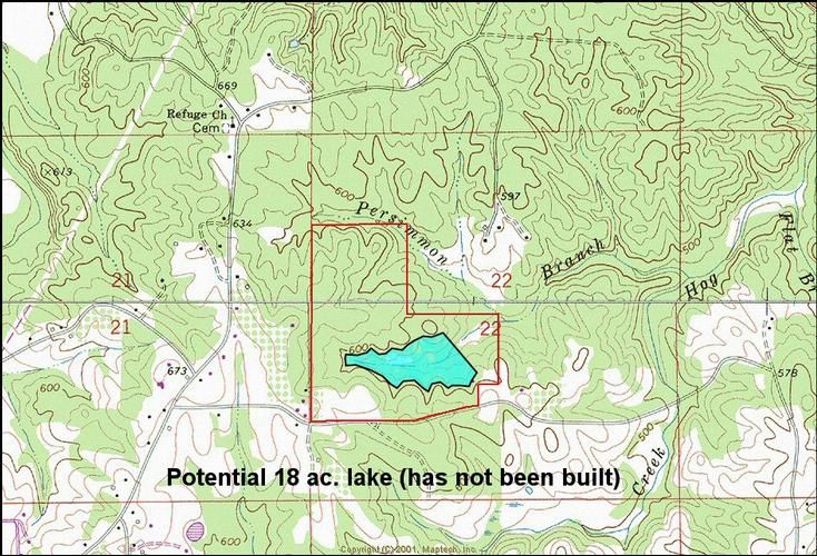 130 acres in Chilton County, Alabama