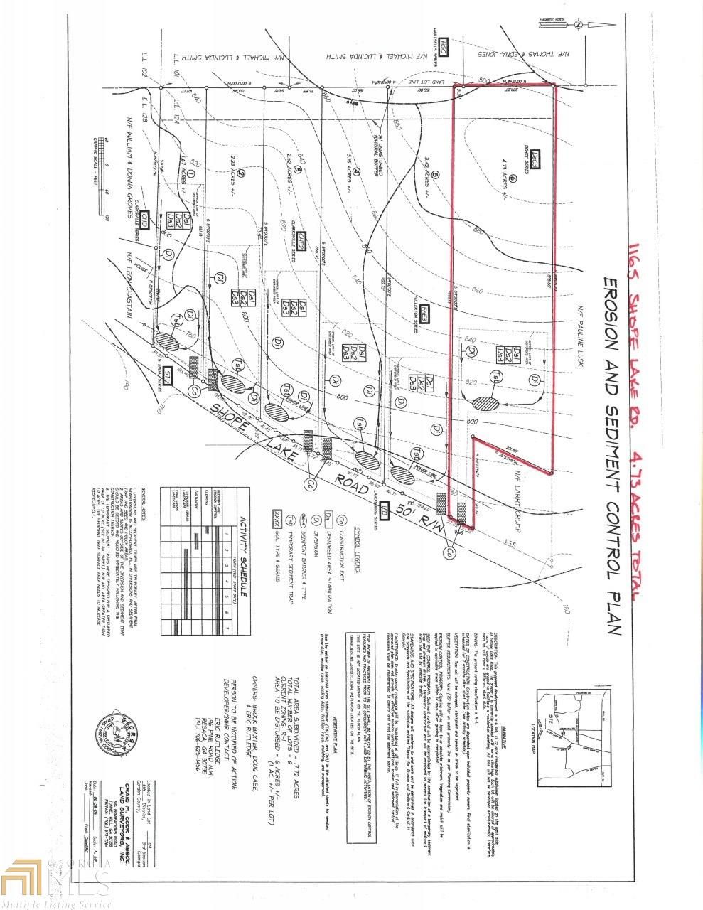 4.73 acres in Gordon County,