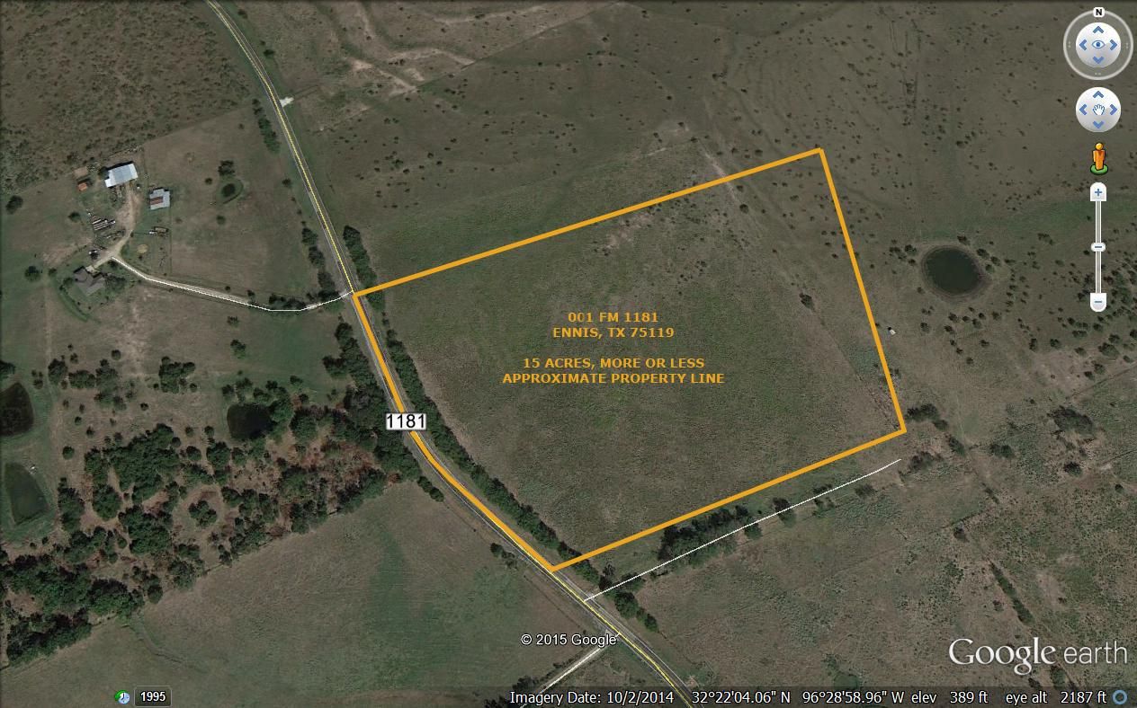 15 acres in Ellis County, Texas