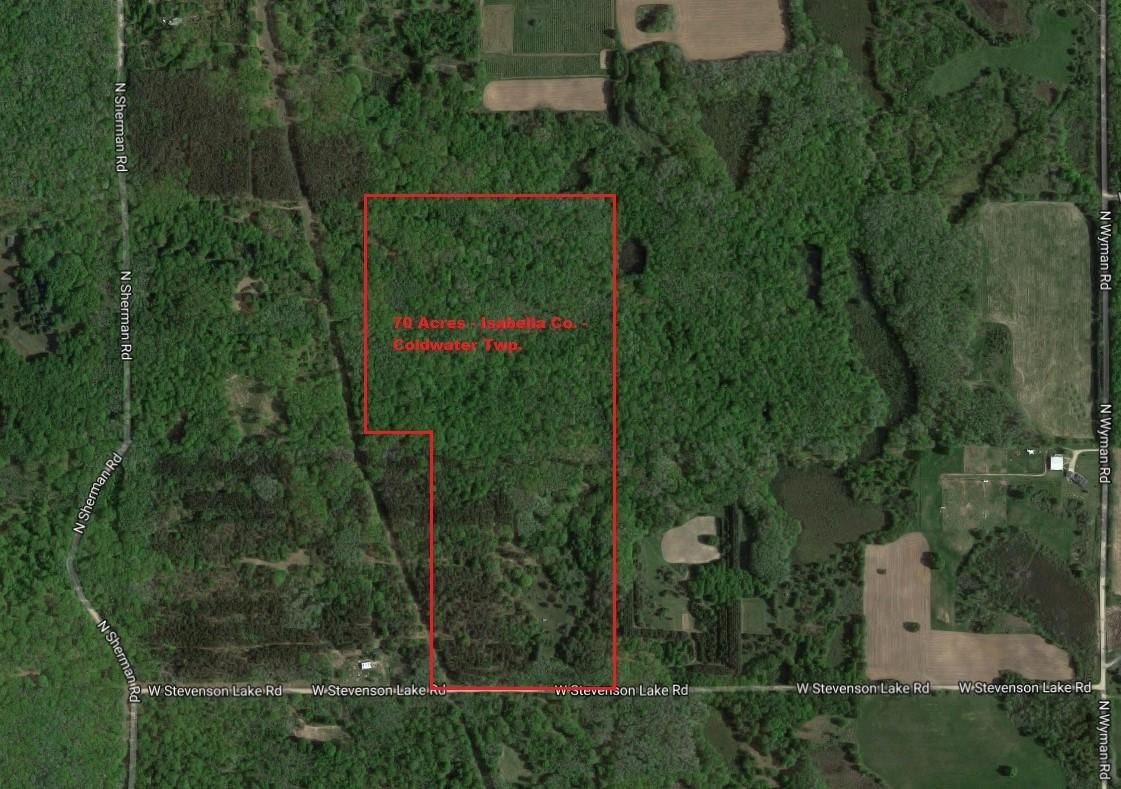 70 acres in Isabella County, Michigan