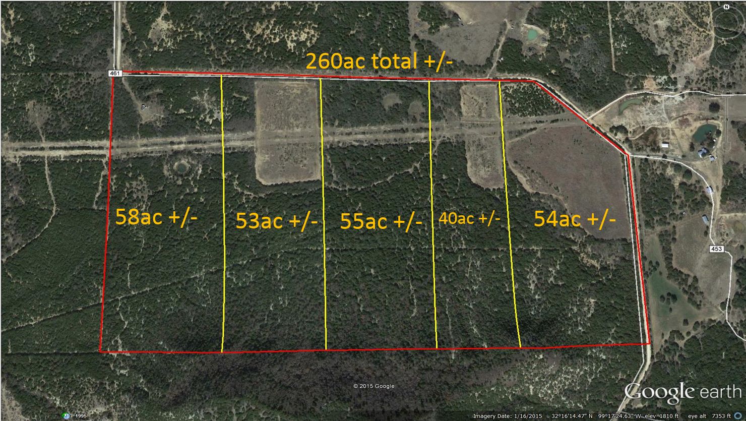 100 acres in Callahan County, Texas