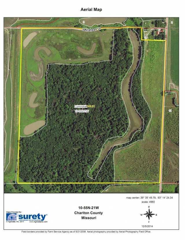 149 acres in Chariton County, Missouri